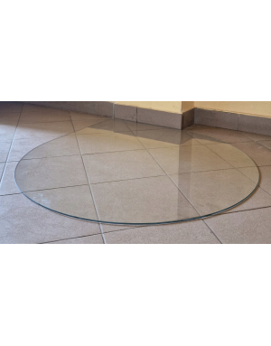 SZKŁO HARTOWANE SZYBA POD KOMINEK POSTAWA 100X100 KROPLA ŁZA