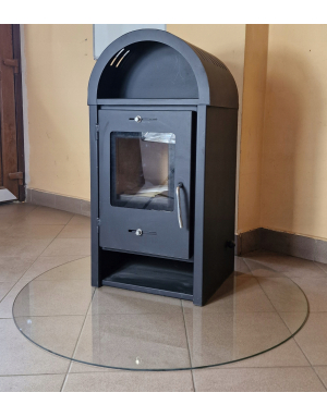 SZKŁO HARTOWANE SZYBA POD KOMINEK POSTAWA 100X100 KROPLA ŁZA