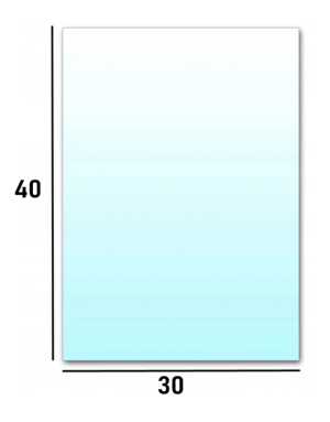 Szyba Hartowana pod kominek 40x30