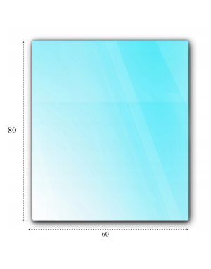 Szyba Hartowana pod kominek 60x80