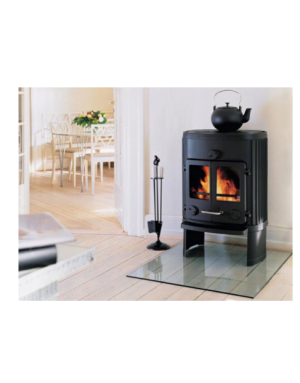 Szyba Hartowana pod kominek Grafitowa 100x50