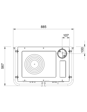 La Nordica ROSETTA 5.0 MAIOLICA 7,9 kW (Bordeaux & Tortora)